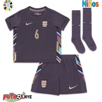 Camiseta Inglaterra Marc Guehi #6 Visitante Equipación para niños Eurocopa 2024 manga corta (+ pantalones cortos)